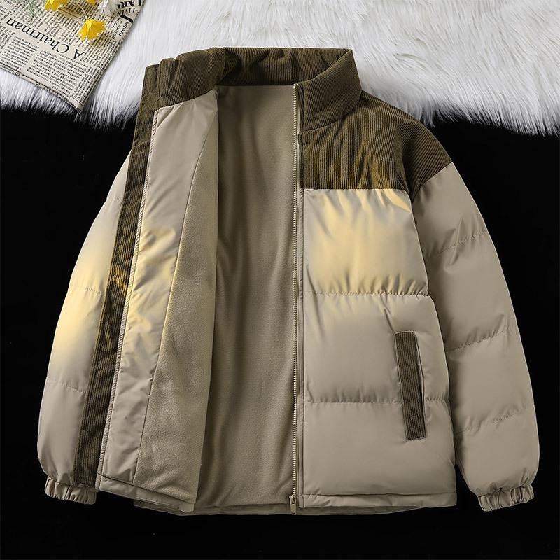 

Зимняя мужская куртка Утепленная Теплая Ветрозащитная Хлопковая куртка Мужская Холодная Парка Для улицы Хлопковое пальто Пуховик S