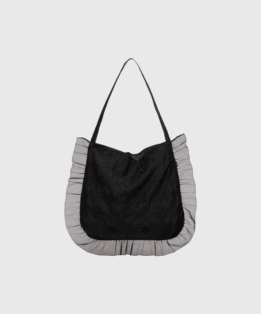 Ogólny pomysł Koronkowa Haftowana Falbankowa Torebka [2 Kolory] / Gf2Lbg510