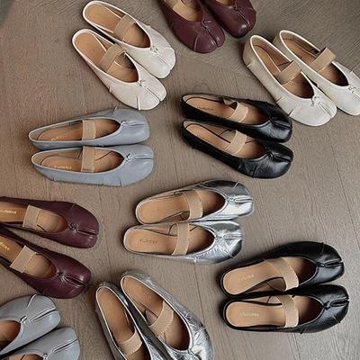 2025 Autumn Berlin Dream Low-Cut Women's One-Strap Split-Toe Ballet Shoes