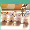Soft And Cuddly Cat Plush Keychain Cute Kitten Backpack Charm Doll Figurine