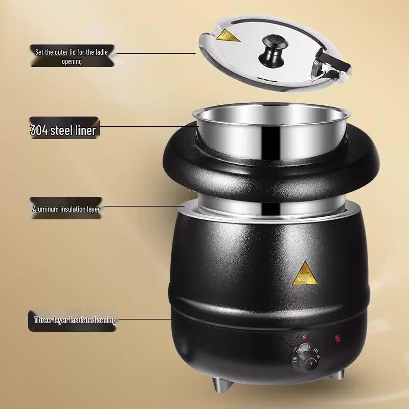 Mailangshi 304 Commercial Electric Soup Warmer