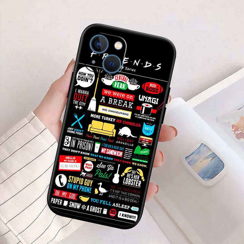 RP29 F-friends New High-End Shell Phone Case for Redmi Note 10 11 12 Pro Max 10S 10C 10T 11A 11S 12S 12C