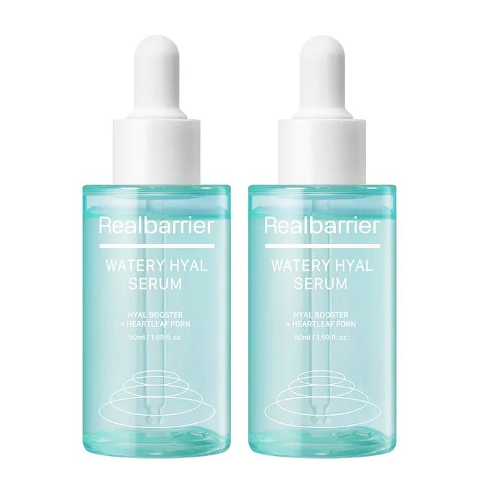 Real Barrier Watery Hyal Serum 50ml x 2 (+ Extreme Cream 20ml + 5 Sachets)