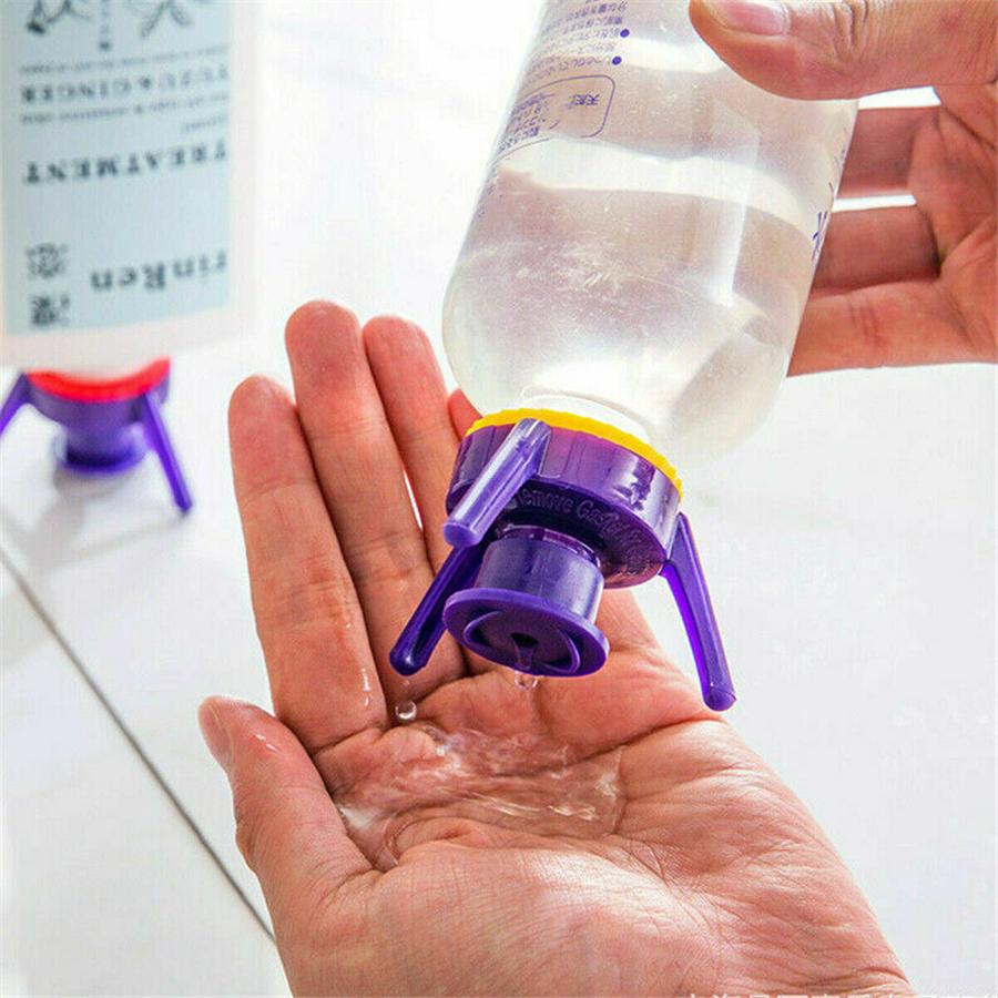 6 Stück Inversionsflaschenkappenständer-Set 4 Größen Küche Badezimmer Shampoohalter Werkzeug