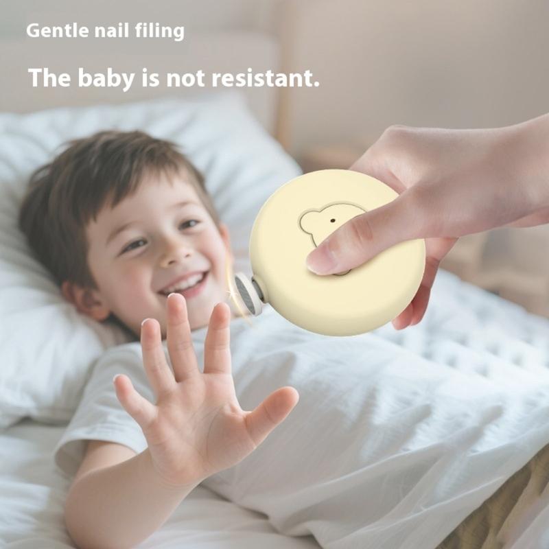 Elektrisk baby-nageltrimmer Milt slipsystem Med förvaringsfodral Lätt design Säker för nyfödda