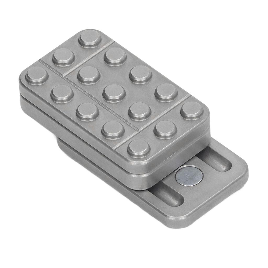 Metall ADHS Autismus Push Slider Spielzeug Erwachsener Büro Schreibtisch Angst Stressabbau Magnetisch 3 Schichten Haptisch