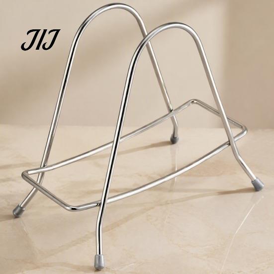 Kitchen Counter Organizer Stainless Steel Chopping Board Storage Rack And Knife Holder for Space Saving Tool Stand Countertop, Vertical Drain Cutting