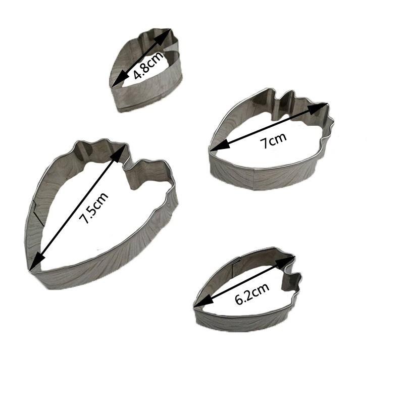 4ks Pivoňka Květiny Dort Fondán Plunžrový vykrajovátka Forma na zdobení Sugarcraft Pečení