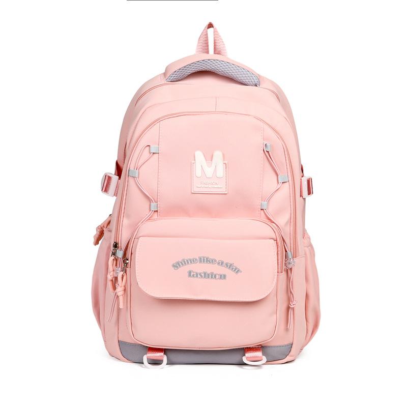 New Casual Schoolbag, Junior High School Student, Female Student, Junior High School Backpack, Girl Multi-color Large-capacity Backpack