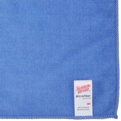 3M Restaurant Heavy-Duty Dishcloth No. 2012 Blue Polyester and Nylon Fiber JHK2602