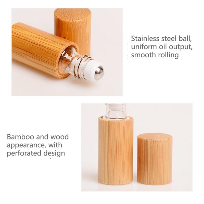 5 ml/10 ml natrliche Bambus nachfllbare leere therisches l Parfm Duft  Duft Stahl Roller Ball Flasche fr Zuhause, Reisen, Salon gnstig kaufen   Preis, kostenloser Versand, echte Bewertungen mit Fotos  Joom