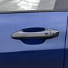 For Kia Optima K5 LHD     ABS Chrome Carbon Fiber Black Door Handle Cover Trims Sticker Car Styling Accessories