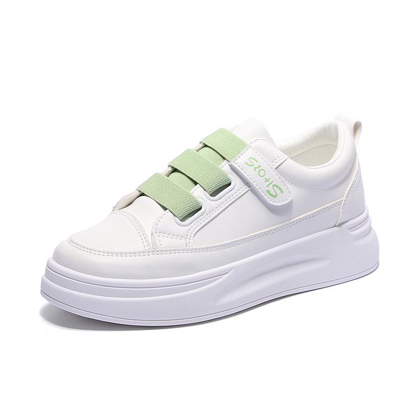 Chaussures de Course Velcro Blanches pour Femmes - Printemps 2025 Style Coréen, Respirantes et Élégantes (SH01)