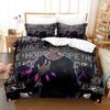 New Danganronpa V3 Bedding Set Cartoon Anime three-piece set Adult Kid Bedroom Duvet cover Sets Y2k Girls comforter bedding sets