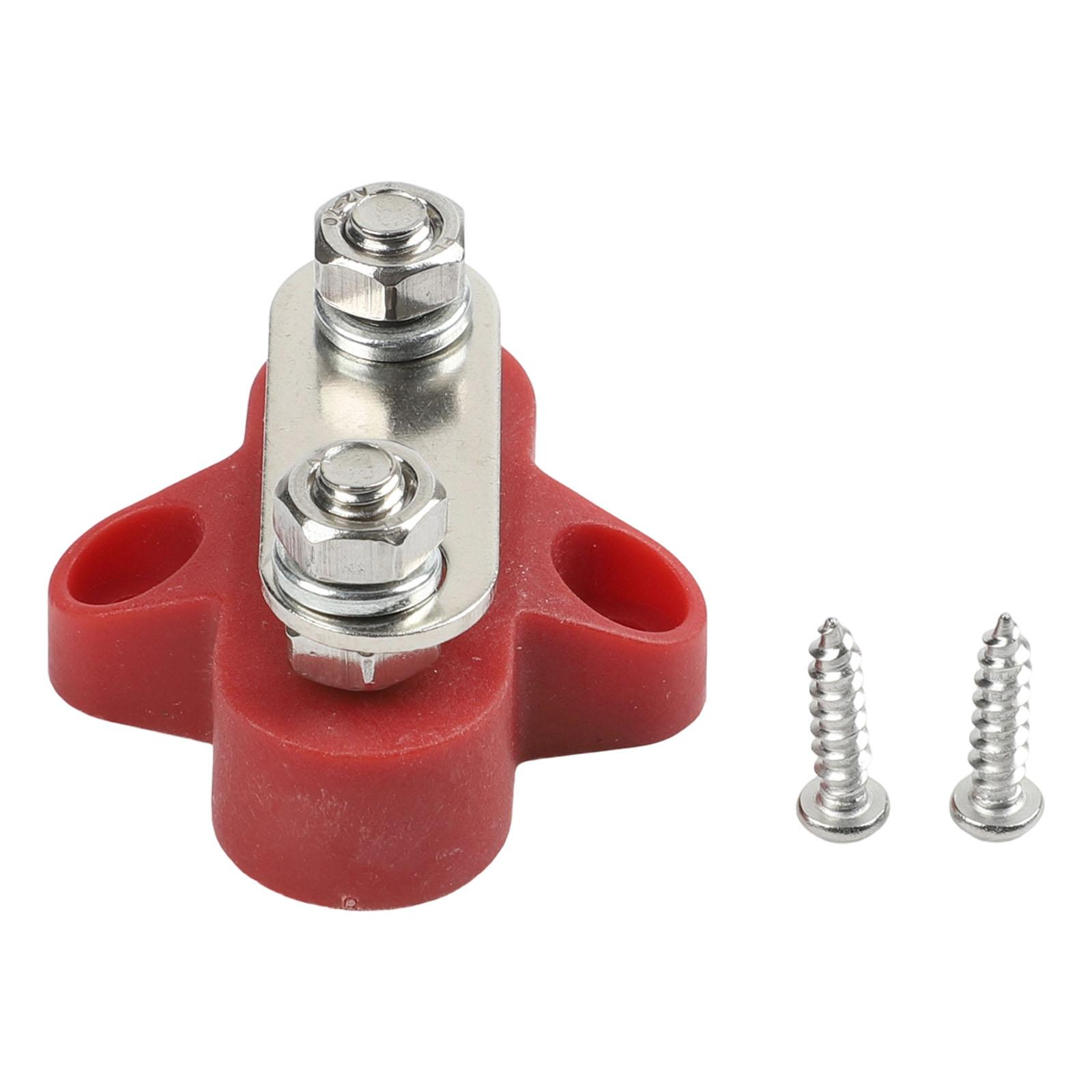 

Car Power Distributor M6 Battery Terminal Marine Wiring 56*46*63mm pair Marine Battery Connection Block Easy To Install