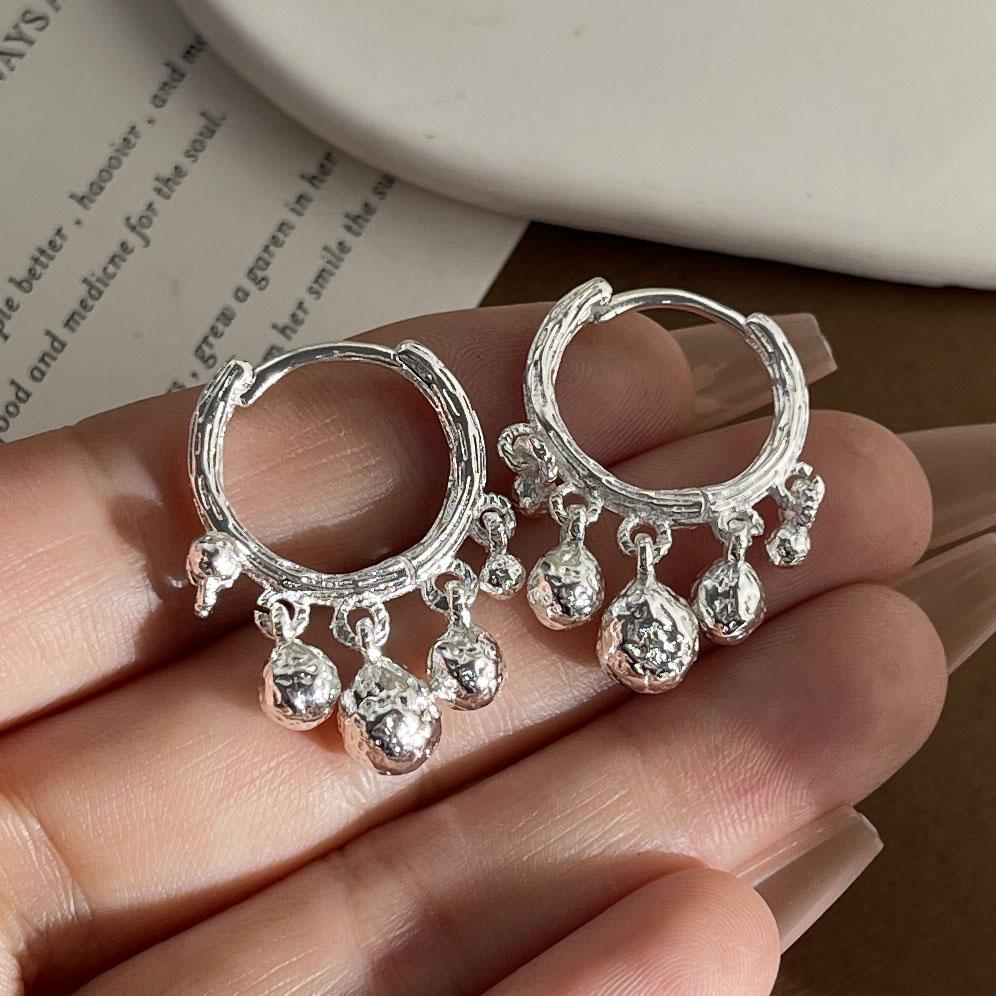 925 Sterling Silver Vintage Earrings For Women Trendy Simple Knot Tassel Earring Jewelry Prevent Allergy Party Accessories Gift