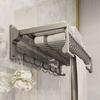 cmaos Wall-Mounted Bathroom Towel Rack with Shelf