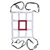 Baseball Net Strike Zone Target Adjustable Simple Installation Softball Baseball Pitching Target Training Aid