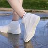 Latex Waterproof Shoe Covers Reusable Non-slip Rain Boots Shoes Covers Rubber Rain Boot Covers for Outdoor Use Gear