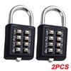 8 Digits Password Code Outdoor Combination Padlock Waterproof Zinc  Alloy Suitcase Travel Luggage Anti-thieft Keyed Smart Lock