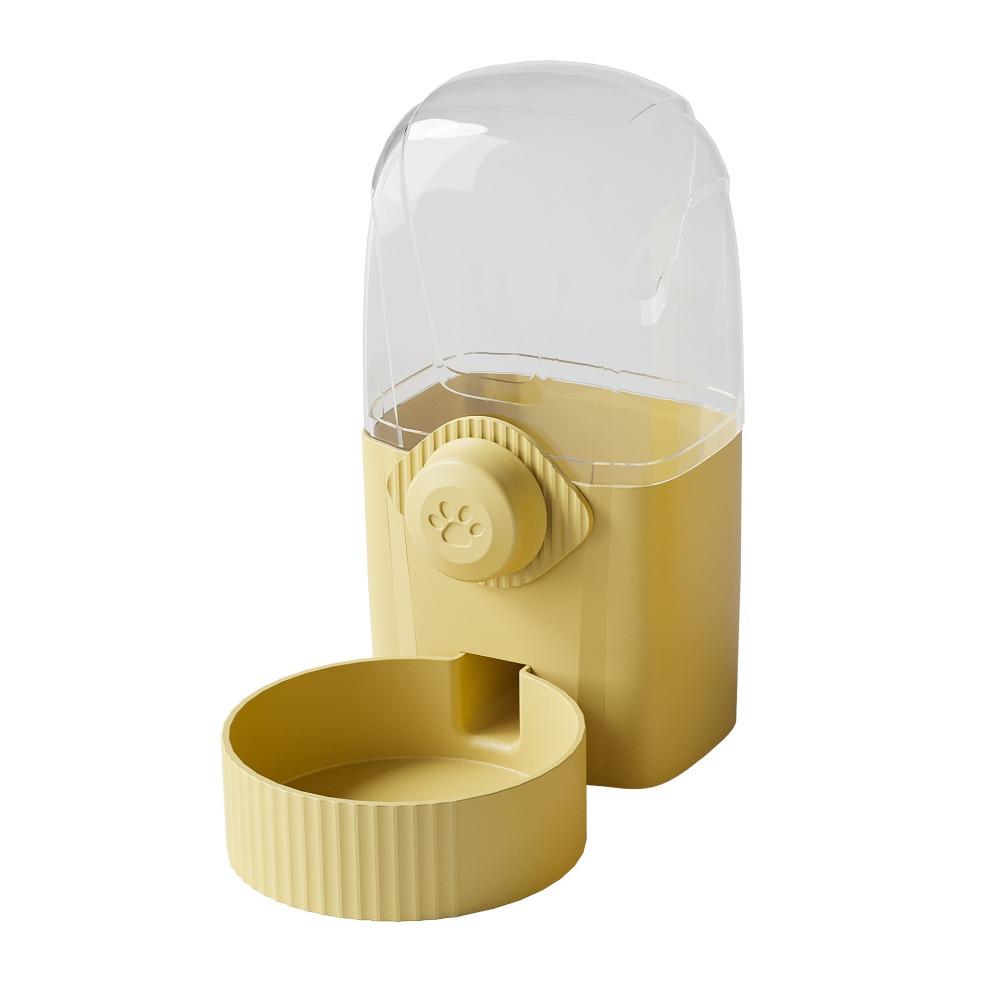 

Plastic Automatic Pet Food/Water Dispenser Large Capacity Pet Water Dispenser for Puppy Yellow-Style A