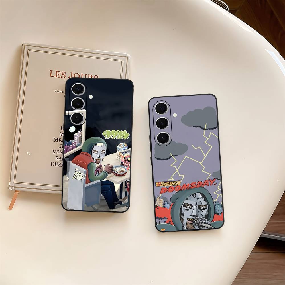 M-MF Rapper D-DOOM Phone Case For Samsung S 24 Fe 25 Ultra Plus 20 Lite 21 30 22 23 24 22 Ultra 5G Fundas