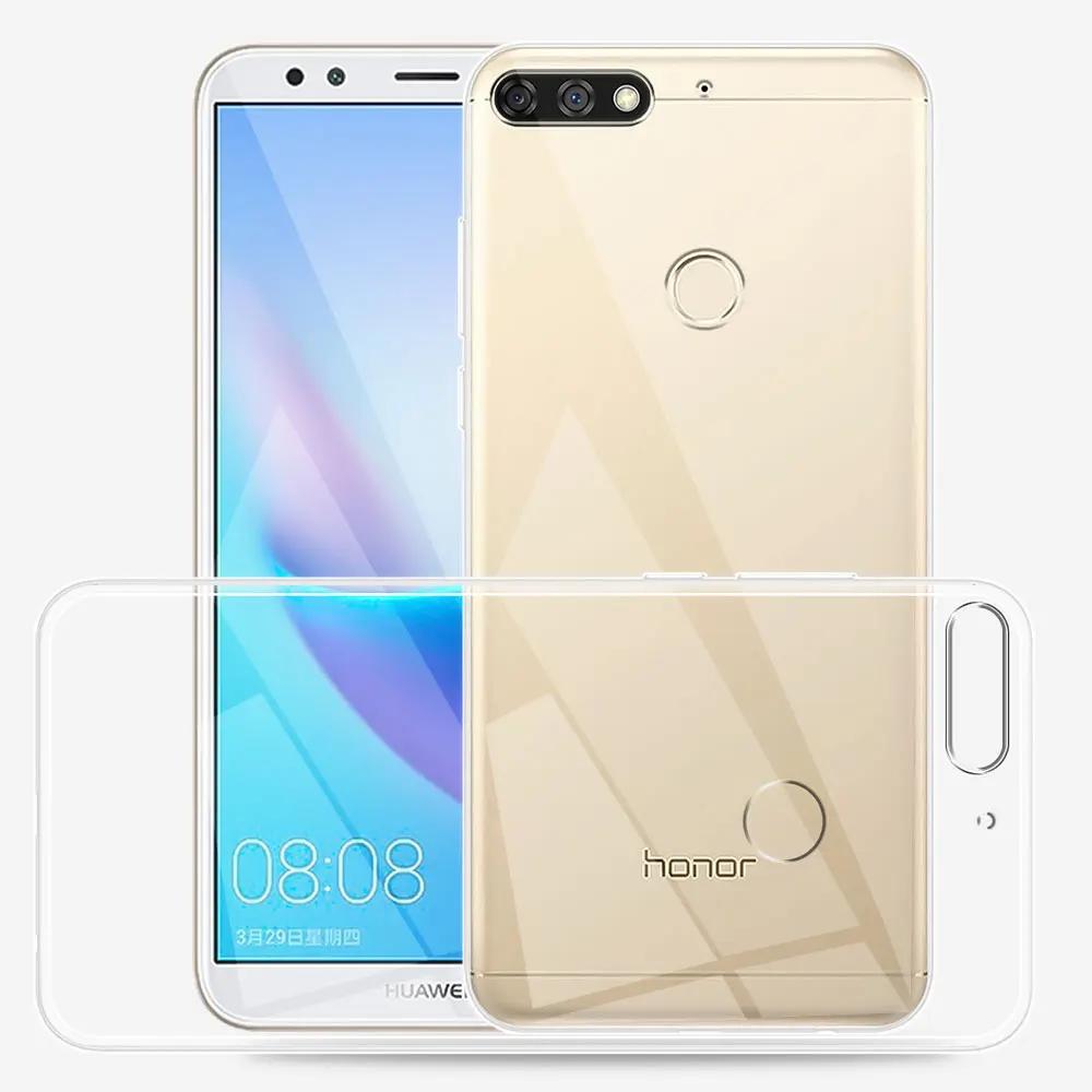 For Honor 7C Honor 7A 7S 7A Pro Case Clear Silicone Soft Phone Case For Honor 7C RU 5.7 Honor7A Prime 8C 8A Pro 8A Prime Funda