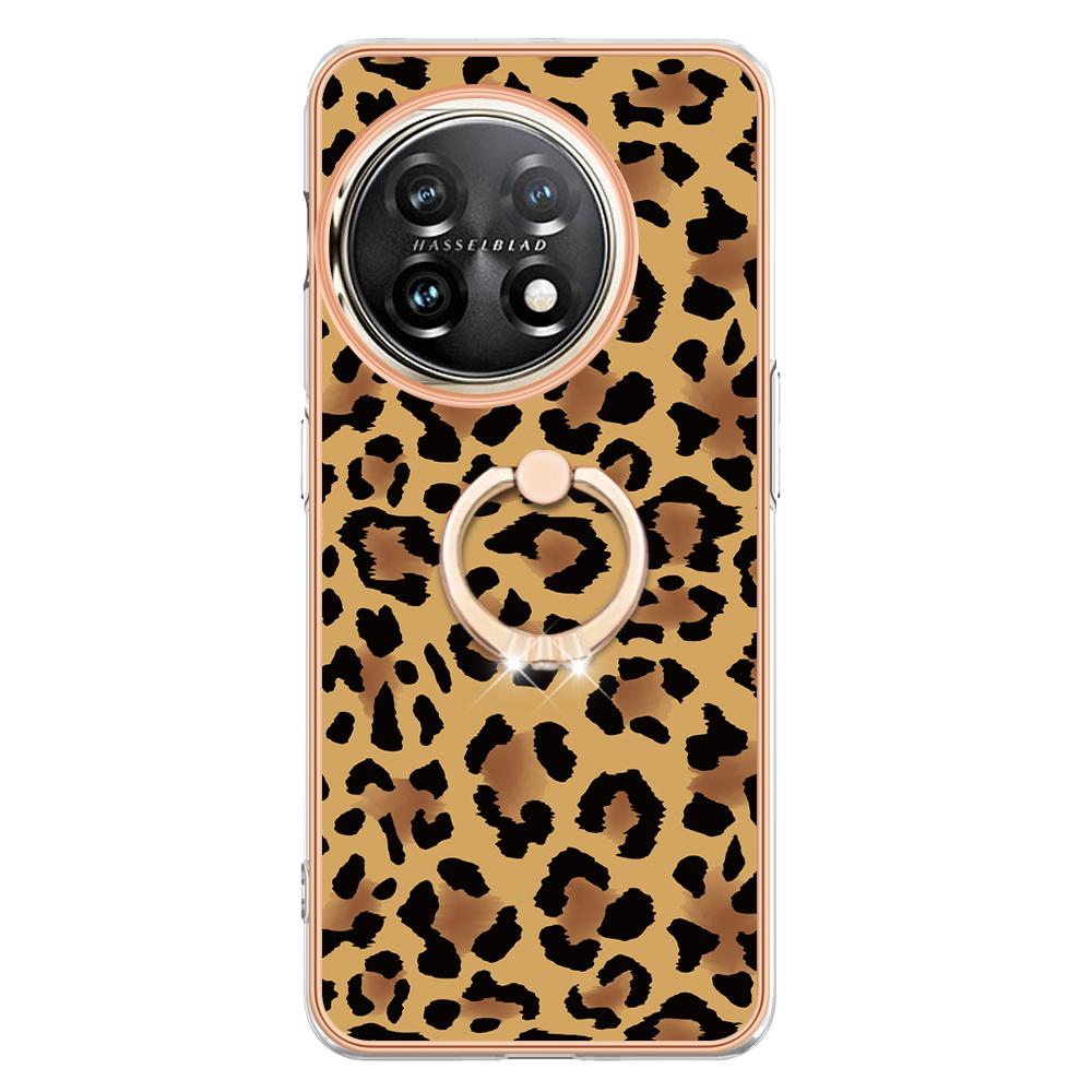 Luxury IMD Electroplating Frame TPU Shockproof Phone Case Metal Ring Stand For OnePlus 11/OnePlus Nord N300 N20 N30/OnePlus CE 3 Lite 5G