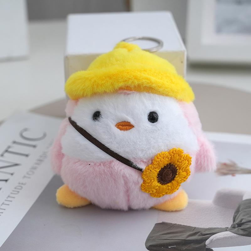 And Unique Creative Grey Monkey Plush Keychain Doll With Sweet Design For Gifting