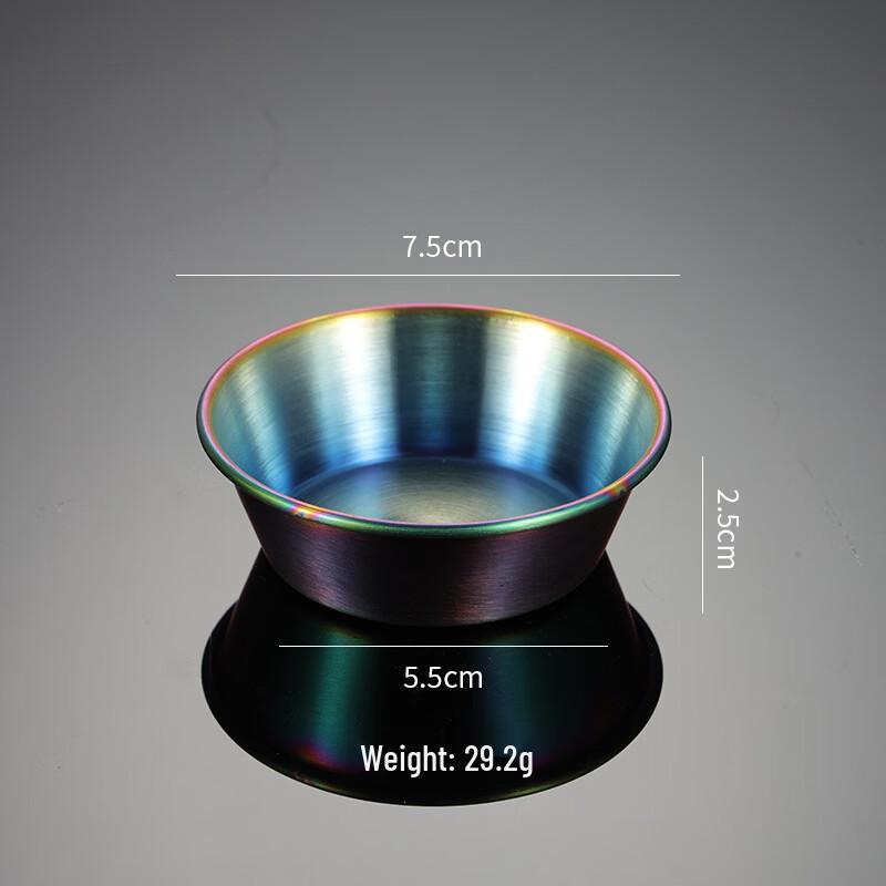 

Qianxing 304 Stainless Steel Small Colorful Sauce Dishes (10-Pack)