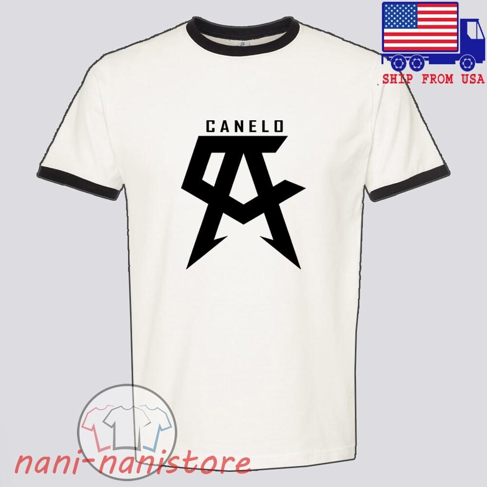 SAUL ALVAREZ CANELO Men#039;s Ringer Black Size S3XL Unisex T-Shirt XL