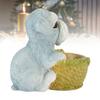 Cute Dog Ornament Entry Key Storage Basket Puppy Statue for Living Room Entrance   Decoration