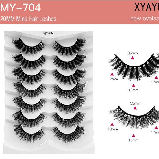 7 Pairs  Lashes Mink Individual Lashes Magnetic Lashes Lashes Extension Lashes That Look Like Extensions Lashes Extension Hk  Lashes Natural Look