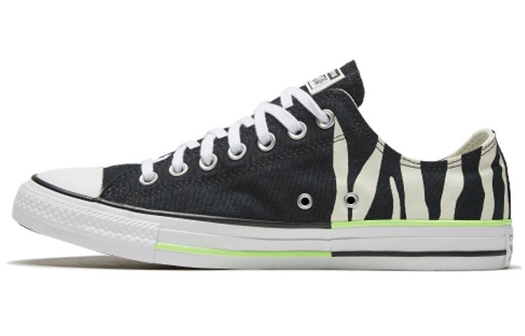 Converse Chuck Taylor All Star Черный Зебра Неоновый Зеленый 167667C 35