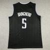 Mens Orlando Magic Basketball Jersey Paolo Banchero 5 With Commemorative 6 Embroidery Cotton Blend Sportswear