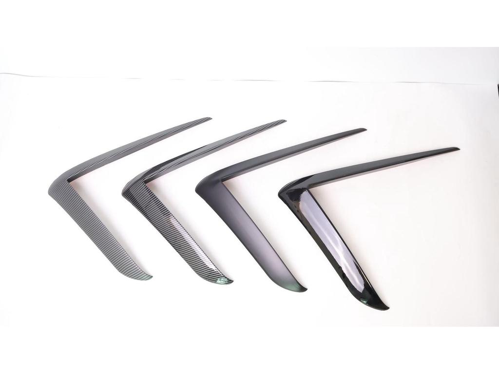 Deflector de vânt pentru bara de protecție față și Spoiler sprânceană far pentru Tesla Model Y Facelift 2025+