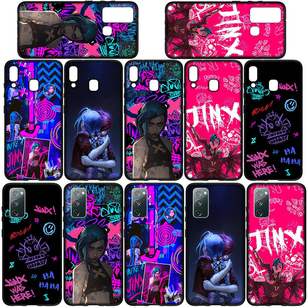 Pre iPhone 16 15 Xiaomi Redmi Note 13 12 11 Pro Max X 9 14 Plus XR Samsung Galaxy A15 S24 S23 Huawei OPPO Cover Arcanes Poster Jinx Game Vi Puzdro na telefón