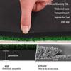 Portable Indoor Golf Practice Mat with Swing Cutting Stick and PP Golf Tee