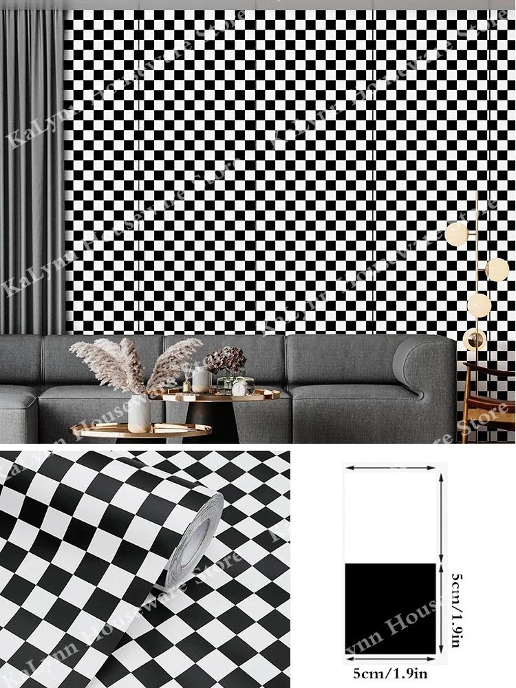 Black Wood Contact Paper Peel and Stick Self-Adhesive Wallpaper,Decorative Vinyl Film for Countertop Cabinets Furniture Surface