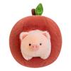 New Pig Apple Push Pillow Plush Toy Removable Doll Girls Birthday Gift Catching Doll