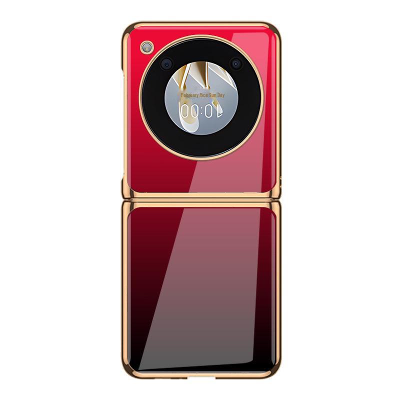 

Чехол-книжка Nubia: Градиентное покрытие из гальванического стекла — креативный дизайн без слов Flip2 - Electroplated Glass