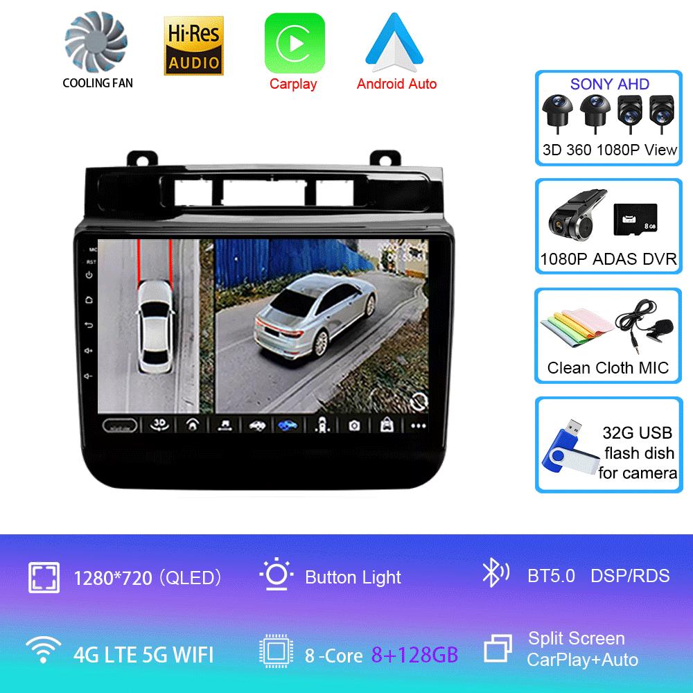 Android 14 For Volkswagen Touareg FL NF 2010 - 2018 Car Radio Multimedia Video Player Navigation stereo GPS No 2din 2 din dvd