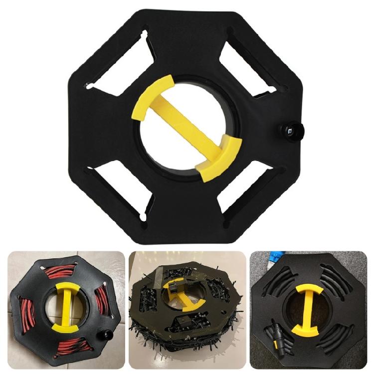 Professional Cord Organizers Reel Rolling Line Dish Easy Storage Plastic Closing Line Winding Disk Tool Easy to Use