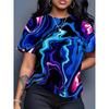 Summer Casual Printed Women's T-Shirt Fashion Trend