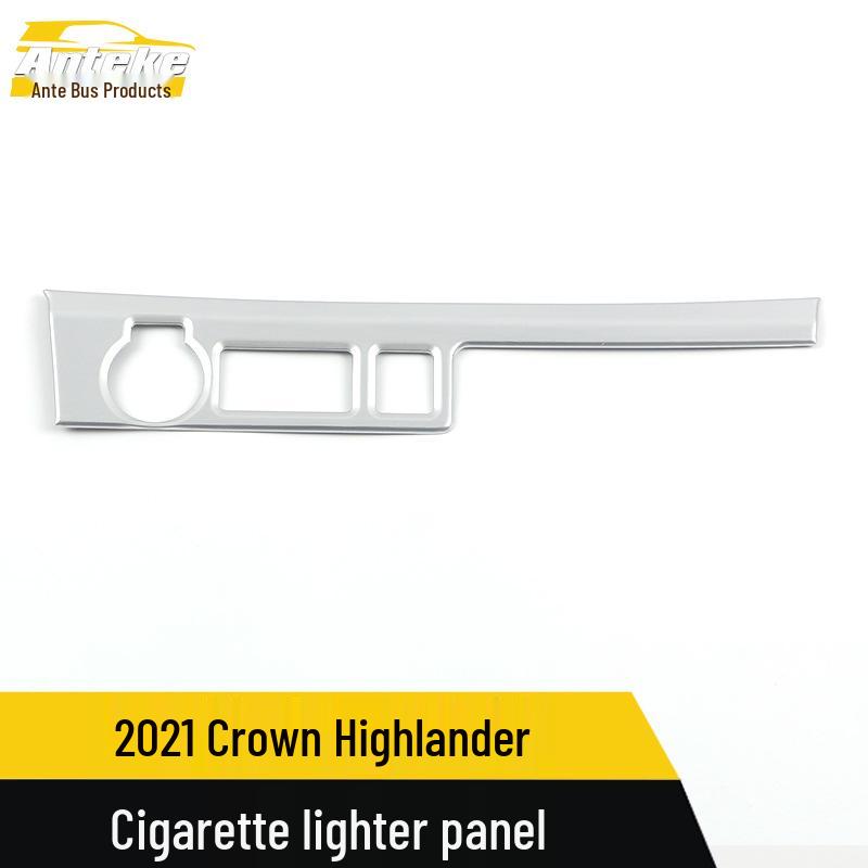 21 Crown Highlander Cigarette Lighter Panel Decorative Frame for Center Console Dashboard