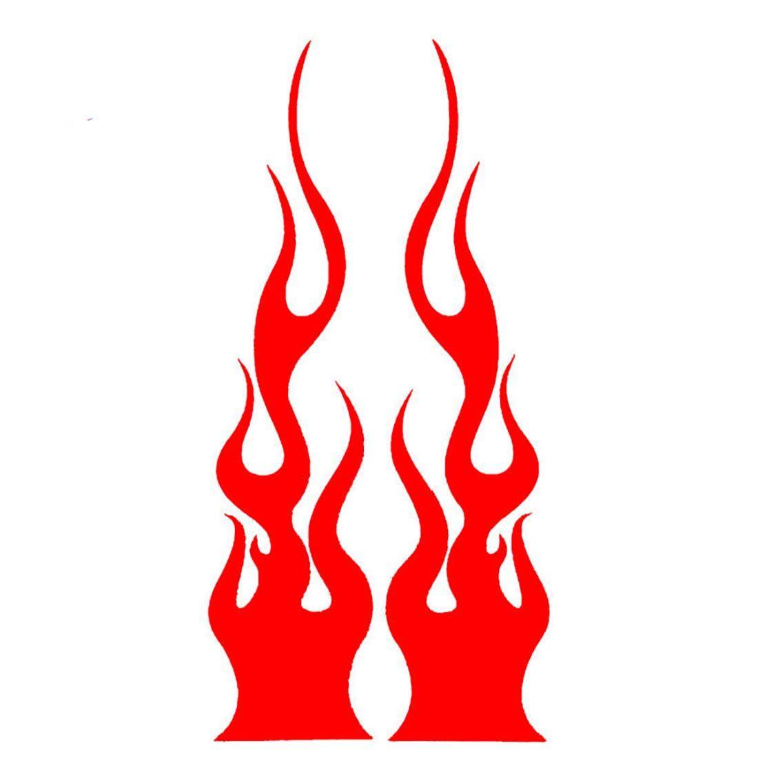 

New Scratch Sticker Exterior Accessories Car Sticker Marks Headlight Decal Waterproof Creative red-29cm