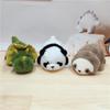 Reversible Plush Toy: Panda, Koala, Sloth & Dinosaur – Cute, Creative, Soothing Doll Gift.