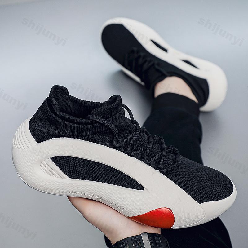 Fashion 2025 Spring Basketball Casual Shoes Men Fashion Trend Wear Resistant Anti Slip Sports Shoes Comfortable Non slip Chunky sneakers