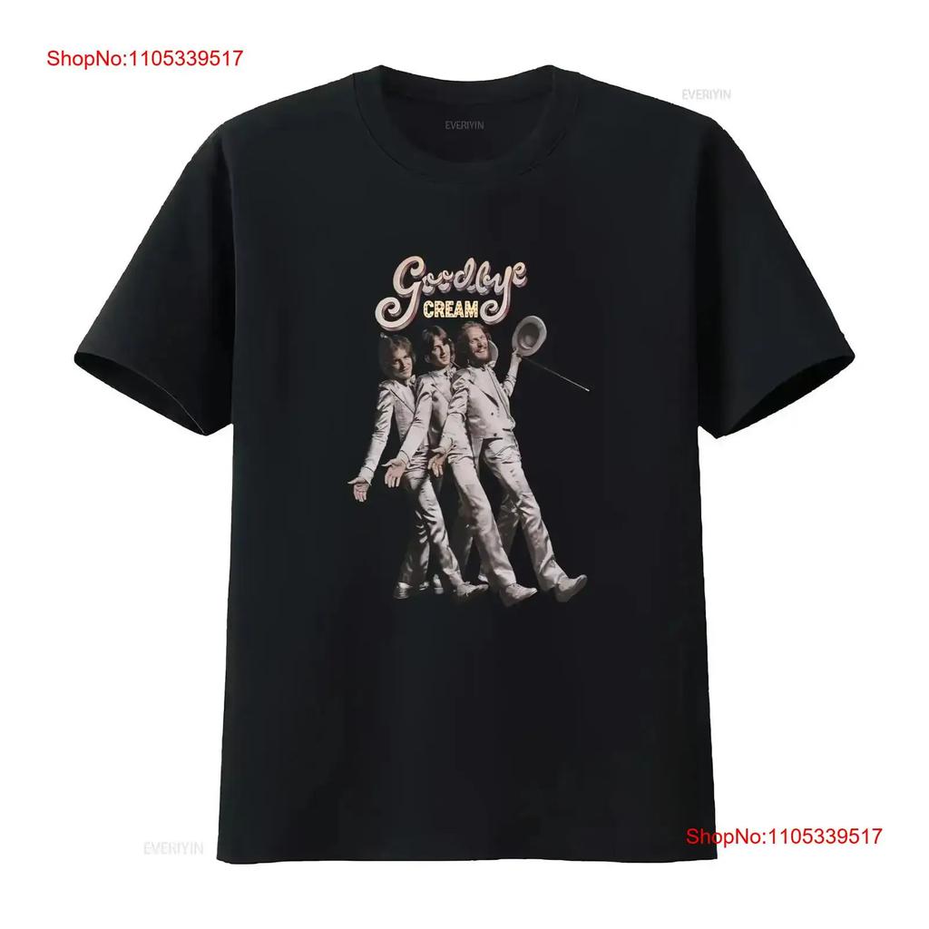 Classic Rock Band T Shirt Goodbye I'm So Glad Sitting on of the World Cream vintage Washed Comf