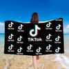 Tiktok 3d Printed Towel Bathing Bathrobe Beach Swimming Swimwear Shower Towel